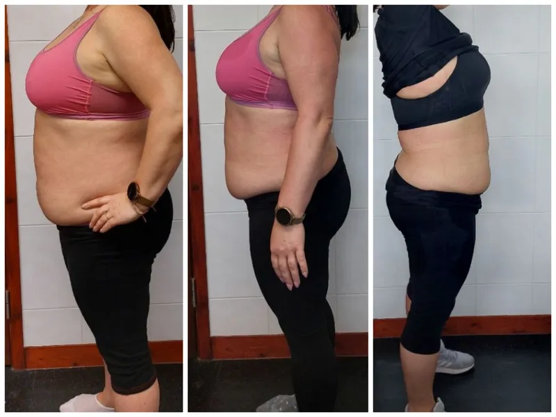 A client's transformation: before and after