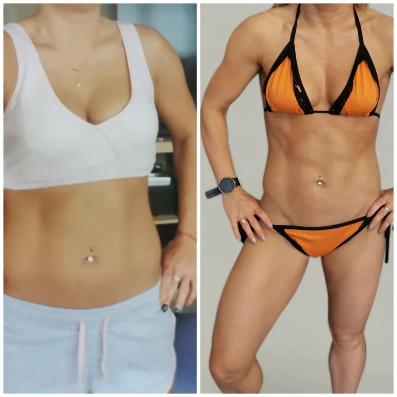 A client's transformation: before and after