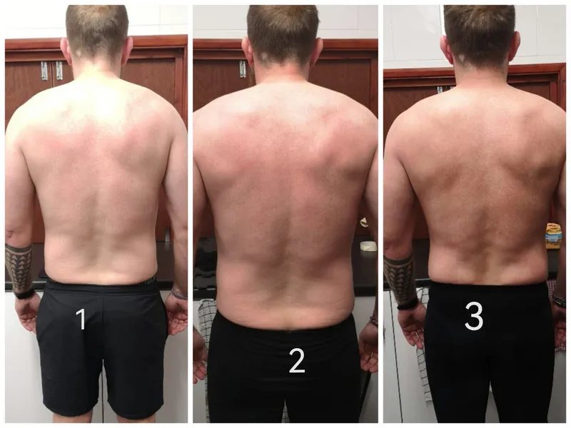 A client's transformation: before and after