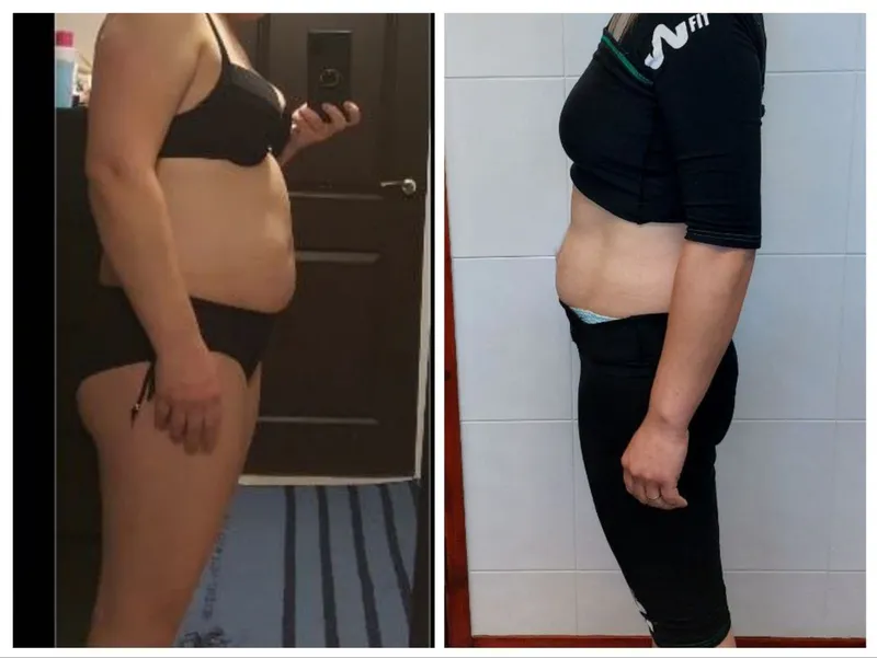 A client's transformation: before and after