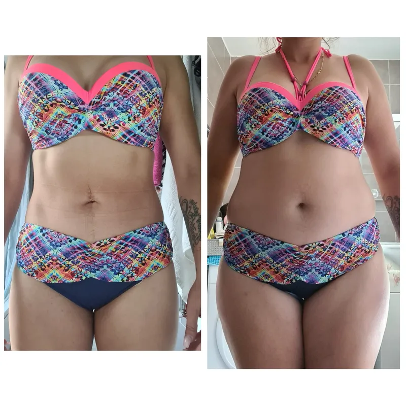 A client's transformation: before and after