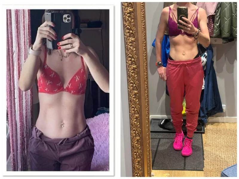 A client's transformation: before and after