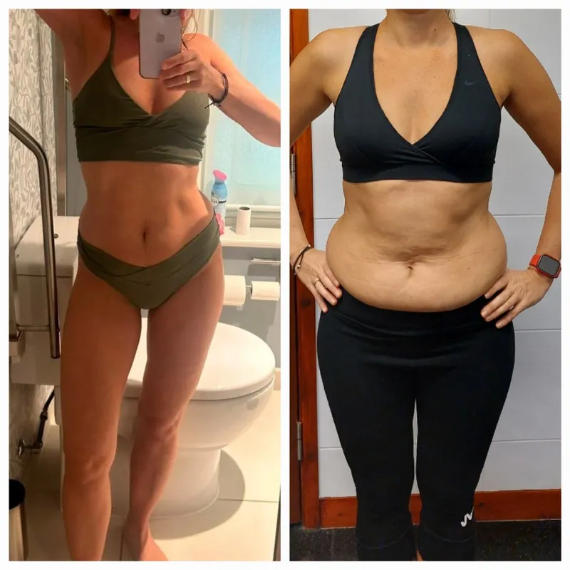 A client's transformation: before and after